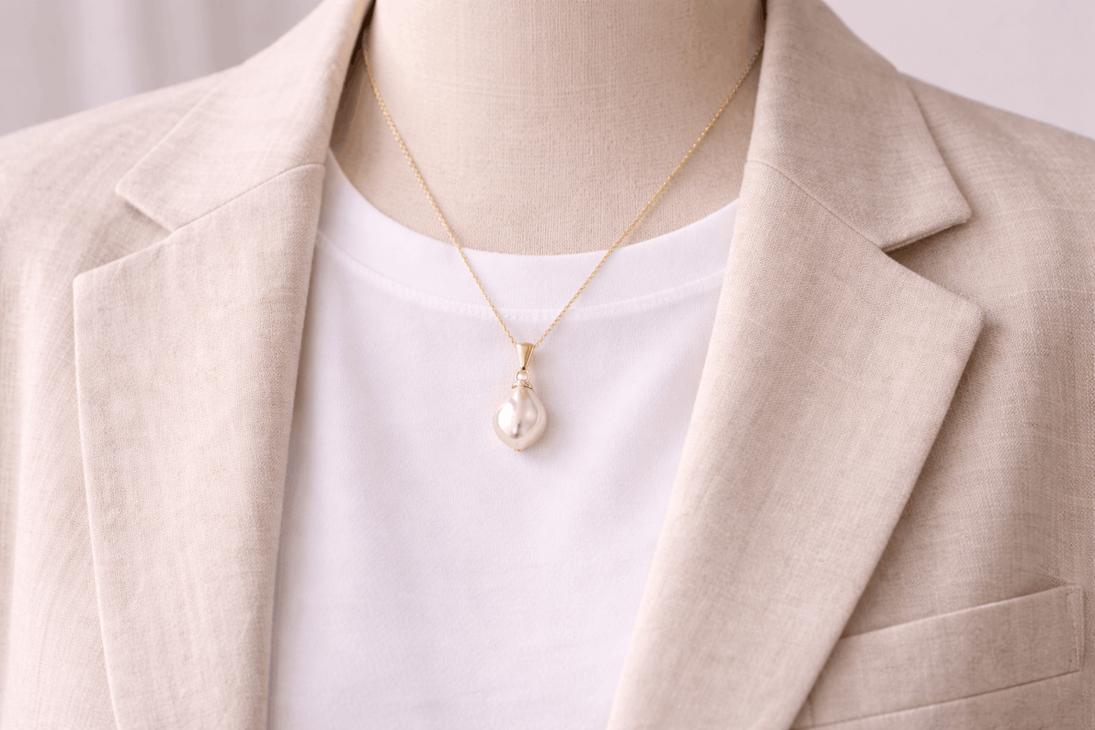 pearlsonly-blog-113-image-6-pearl - Helg-casual når du bærer blazere med perlekjeder - Perlesmykker - pearlsonly
