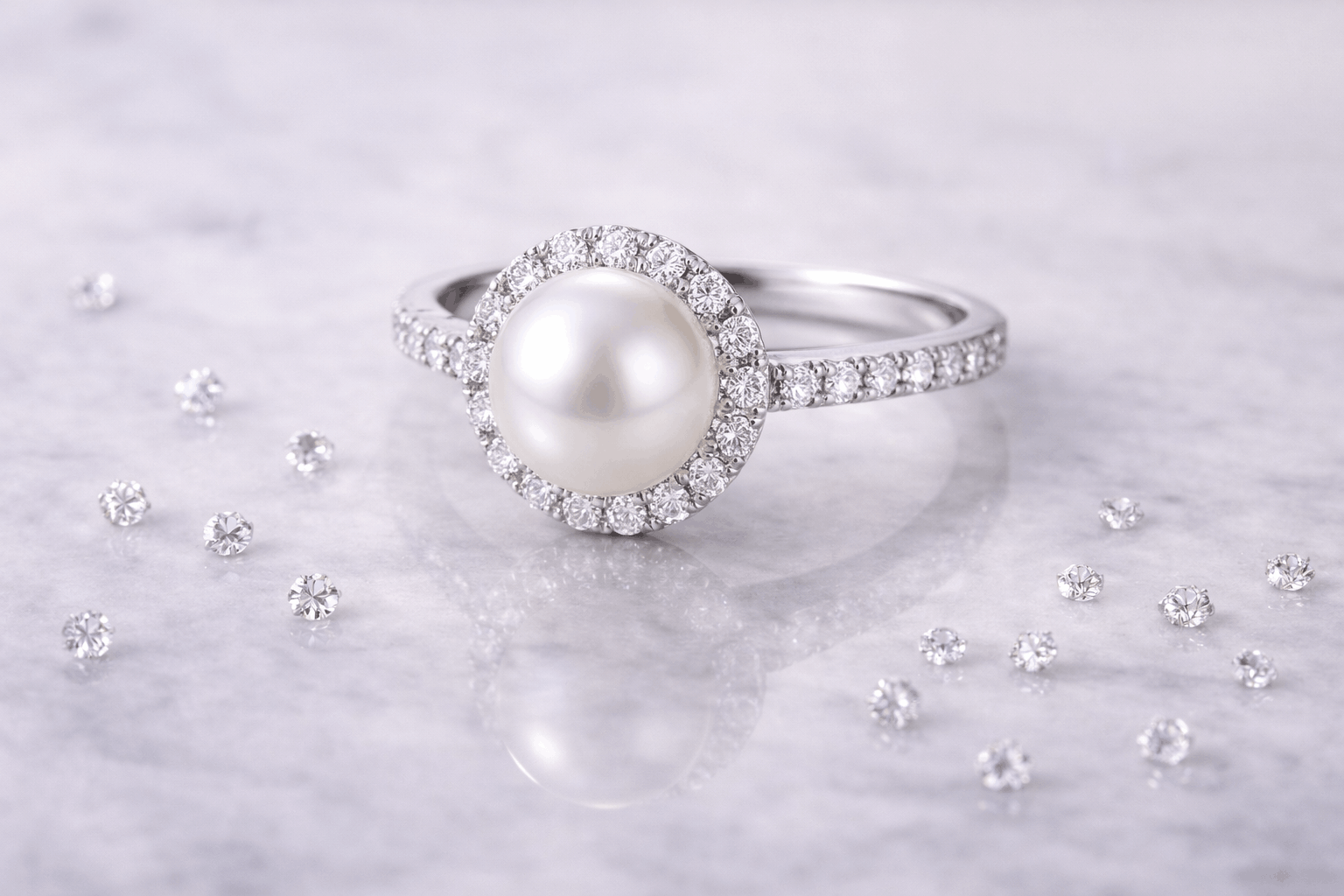 07. Diamantdetaljer i perlemonturer