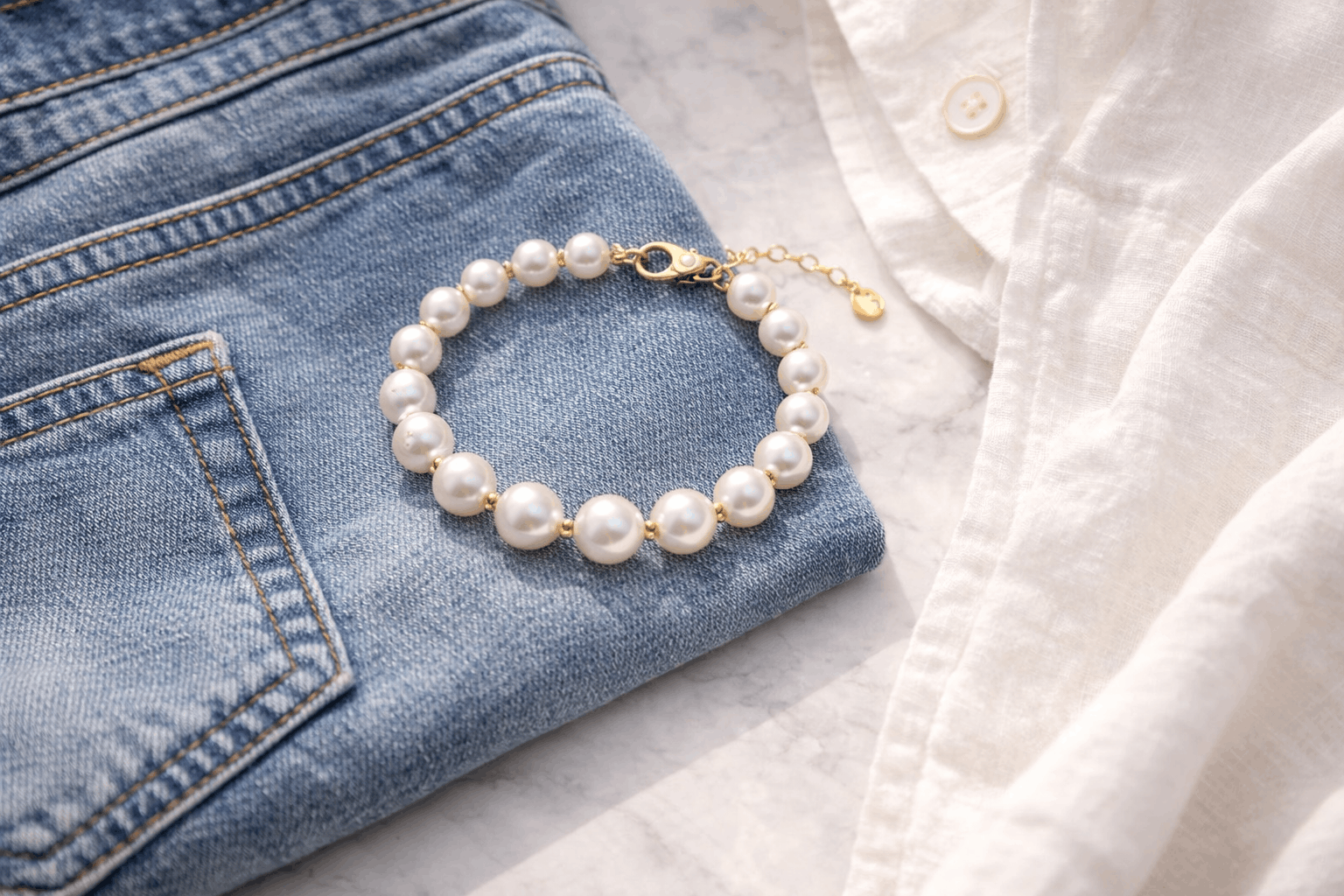 07. Styling Thomas Sabo perlearmbånd