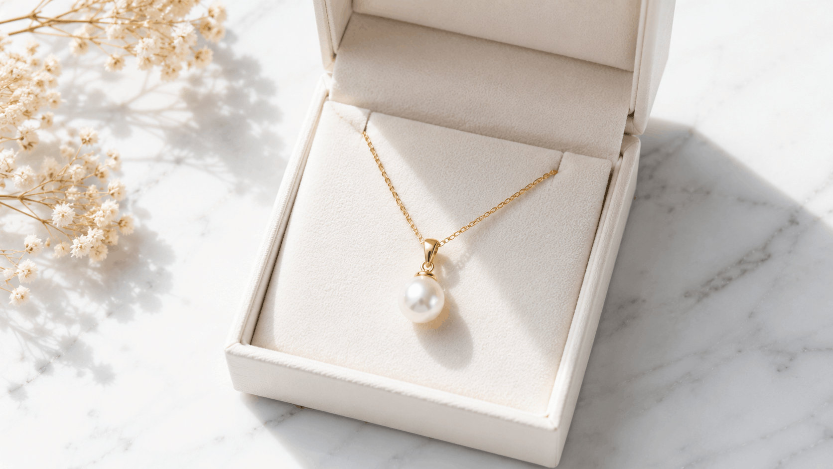 05. Freshwater Pearl Pendant som gave