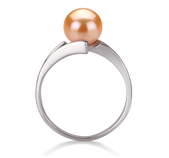 7-8mm Ferskvann Ringe in Jenna Rosa