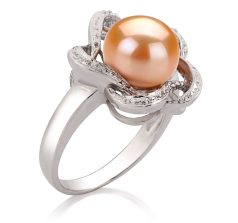 9-10mm Ferskvann Ringe in Fiona Rosa