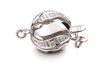 Spenne i Buckingham - 14k hvitt gull